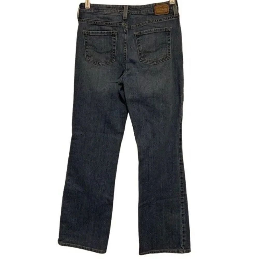 LEVI STRAUSS SIGNATURE MID RISE BOOTCUT SIZE MISSES 6 MEDIUM JEANS